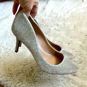 INC MID HEEL RHINESTONE